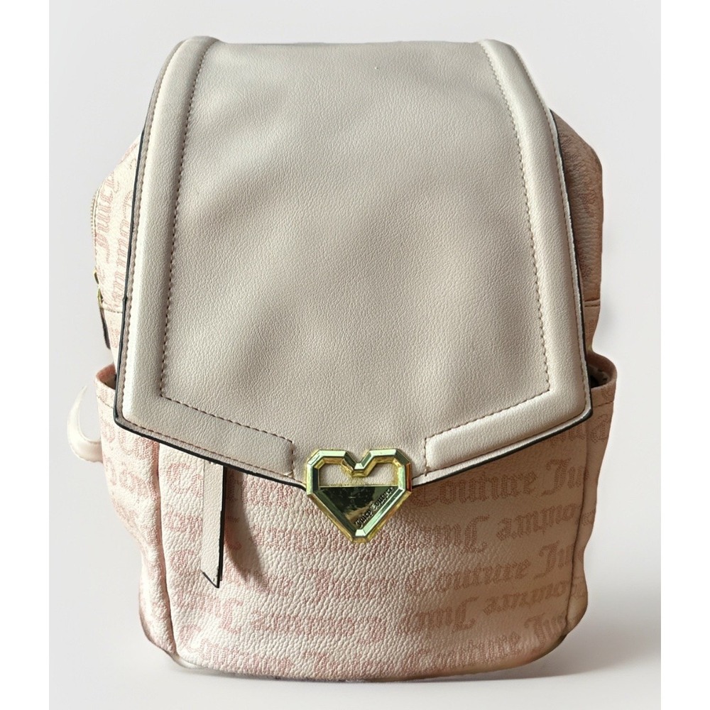 Juicy Couture Logo Backpack MODERN CHIC MEDIUM Pink / Blush  School Travel